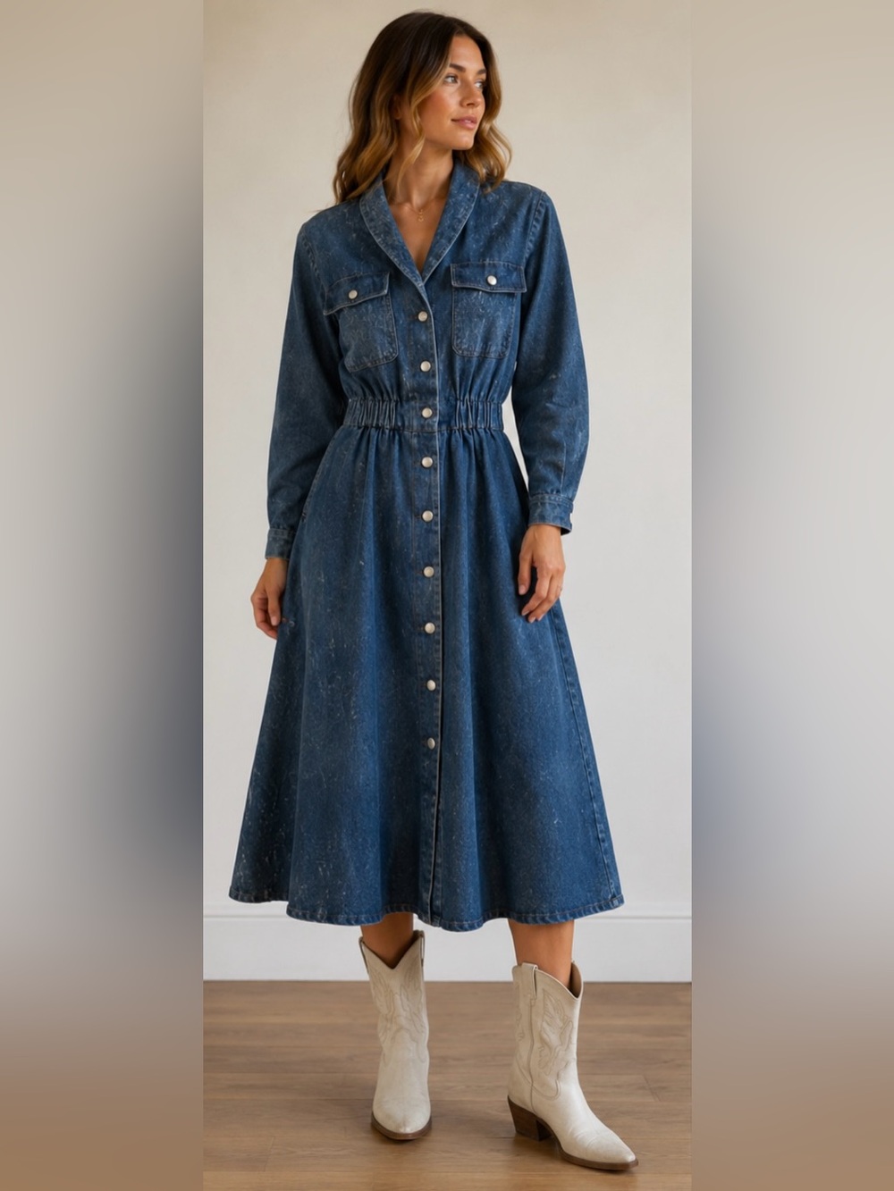 90s Handmade Western Dress Cowgirl